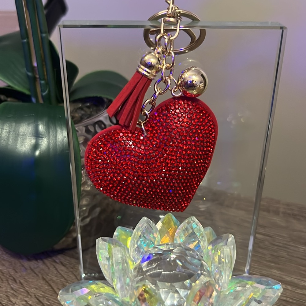 Heart Keychain / purse charm NWT - Picture 5 of 7